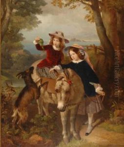 The Reynnet Girls-elizabeth Castle Oil Painting by Walter William Ouless