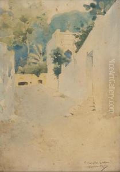 Mustapha (alger) Oil Painting by Nestor Outer