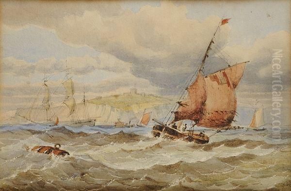 Off Dover Oil Painting by Samuel Owen