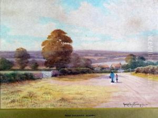 'near Guilford Oil Painting by George Oyston