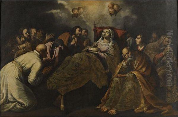 The Death Of The Virgin Oil Painting by Francesco Pacheco