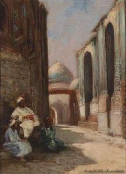 Samarkand Oil Painting by Aladar Padly