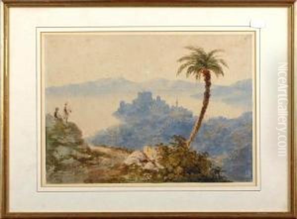 Budrum And The Island Of Cos Oil Painting by William Page