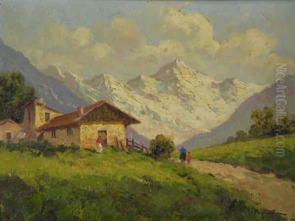 Senza Titolo Oil Painting by Giovanni Pagliarini