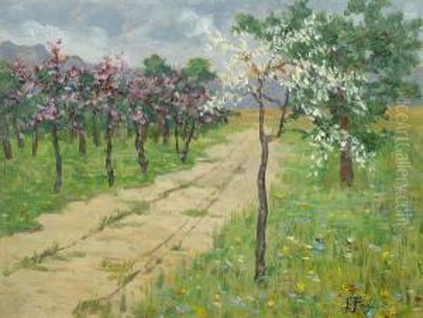 Primavera Oil Painting by Ferruccio Pagni