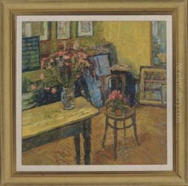 The Studio Oil Painting by William Bowyer Pain