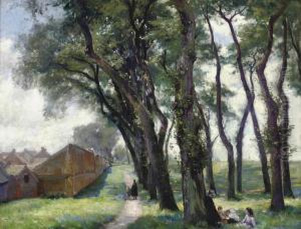 The Children's Picnic Oil Painting by William Mainwaring Palin