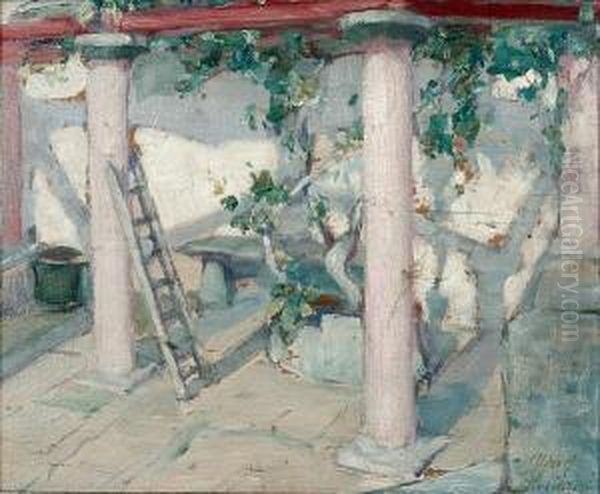 Pergola, Church Hill House, Swanage by Alfred Palmer