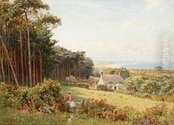 Poole Bay, Dorset Oil Painting by Harry Sutton Palmer