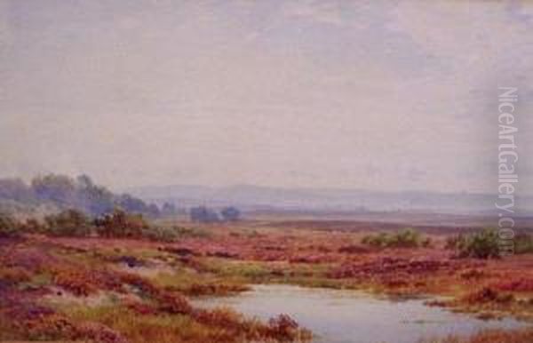 Heathland Oil Painting by Harry Sutton Palmer