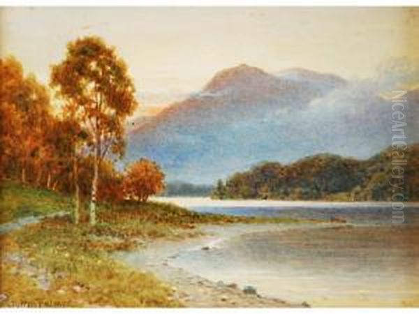 Loch Katrine Oil Painting by Harry Sutton Palmer