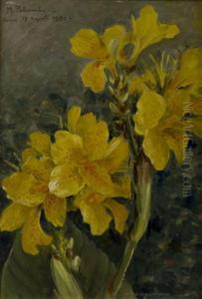 I Fiori Gialli Oil Painting by Michele Palumbo