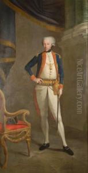 Ritratto Di Carlo Emanuele Iv Di Savoia (1751-1819) Oil Painting by Giovanni Panealbo