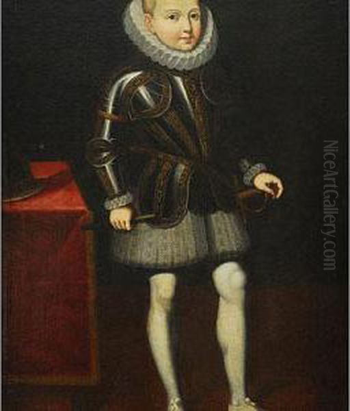 Retrato De Infante Oil Painting by Juan Pantoja de la Cruz