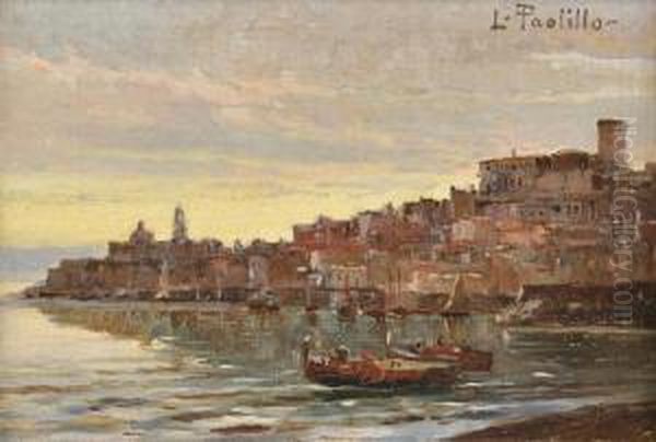 Costa Amalfitana Oil Painting by Luigi Paolillo