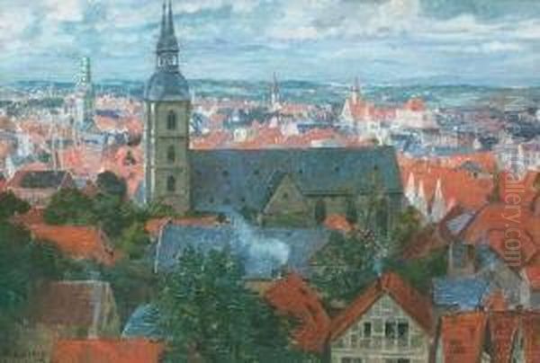 Bielefeld Oil Painting by William Pape