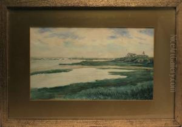 Chatham Shore Scene Oil Painting by W.D. Parish