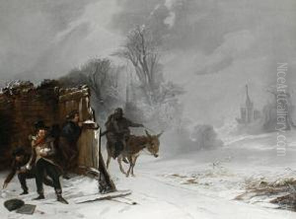 Prepare To Attack; The Ambush, A Pair Oil Painting by Henry Hillier Parker