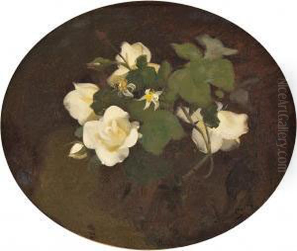 Blumenstillleben Oil Painting by James Stuart Park