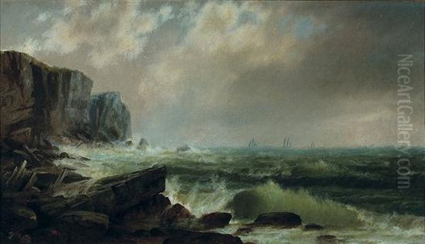 Approaching Storm Oil Painting by John Adams Parker