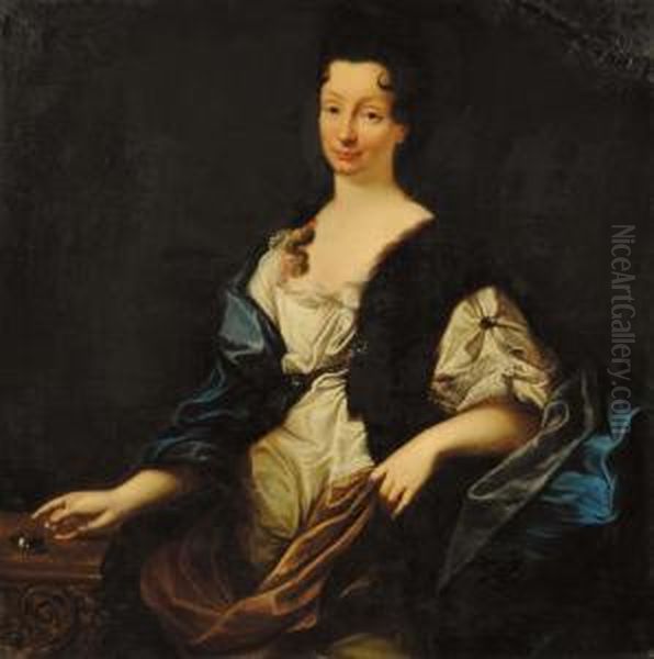 Ritratto Di Nobildonna Oil Painting by Domenico Parodi