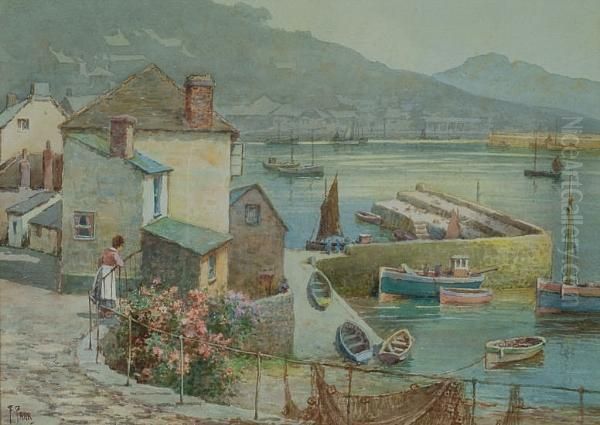 Newlyn Oil Painting by Frederick Parr