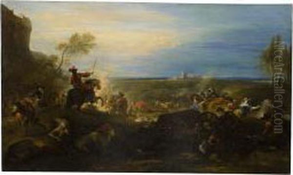 Attacco Al Convoglio Oil Painting by Joseph Parrocel