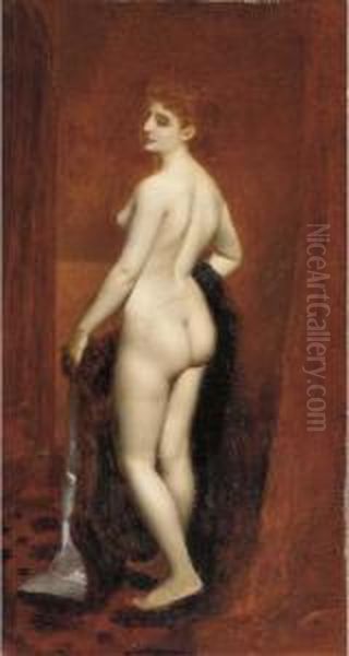 The Artist's Model Oil Painting by Philippe Parrot