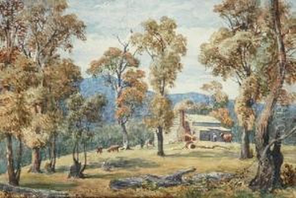 Upper Macedon Oil Painting by Elizabeth Parsons