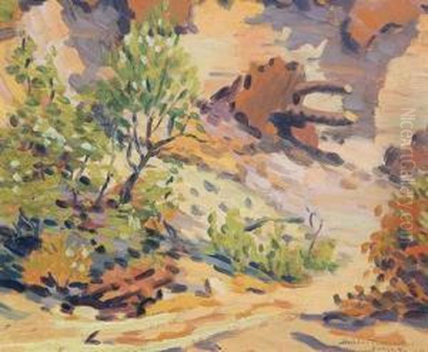 A Little Bit Of Santa Fe Oil Painting by Sheldon Parsons