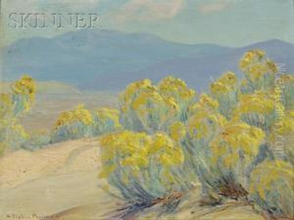 Desert Bloom Oil Painting by Sheldon Parsons