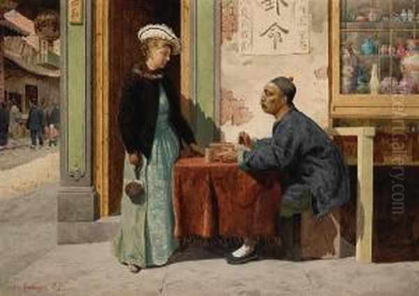 The Fortune Teller Oil Painting by John Herbert Evelyn Partington