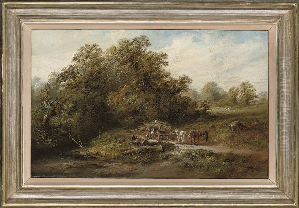 The Loggers, Dorpington, Shropshire Oil Painting by Edward Partridge