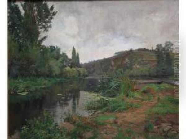 L'orne A Clecy Oil Painting by Eugene Louis Parturier