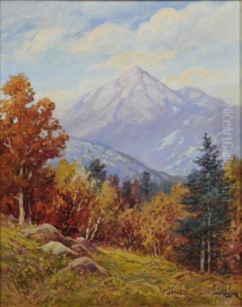 Fall Landscape Oil Painting by William Frederick Paskell