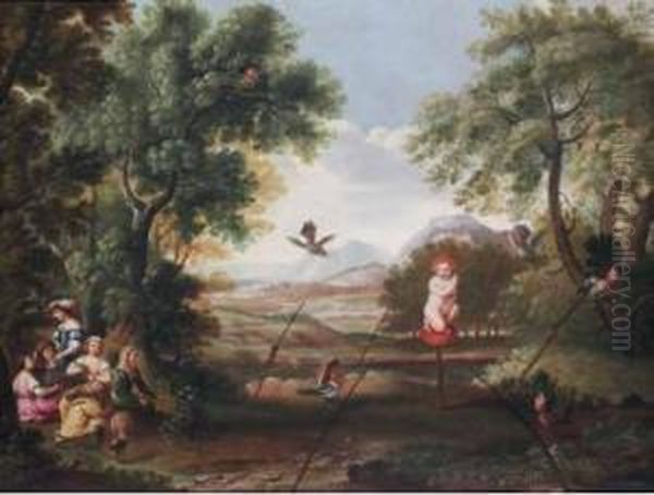 Allegoria Oil Painting by Giovanni Battista Passeri