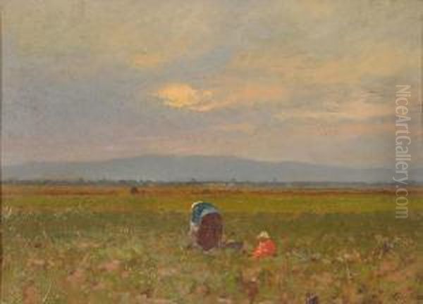 Nel Campo Oil Painting by Carlo Passigli