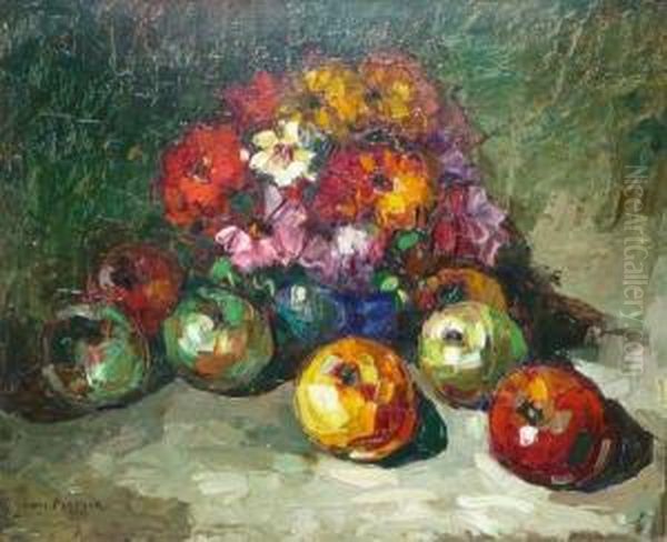 Nature Morte Oil Painting by Louis Pastour