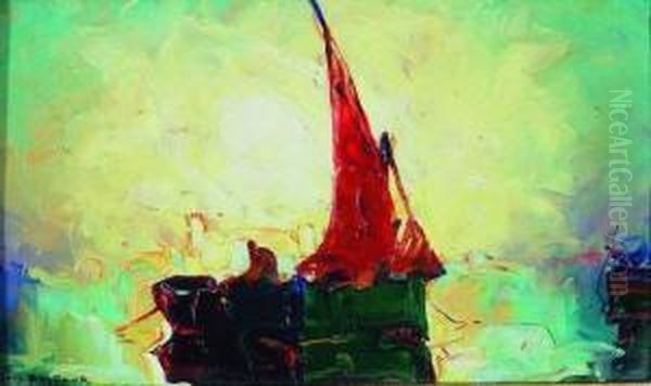 Hymne Au Soleil Oil Painting by Louis Pastour