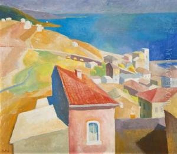 Paysage D'italie Oil Painting by Karoly Patko