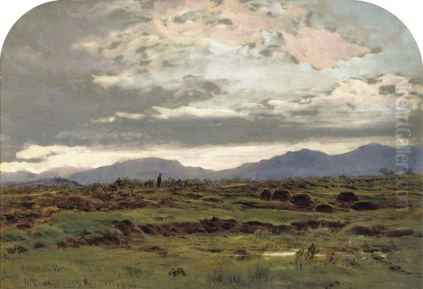 North Connel At Dusk by Waller Hugh Paton