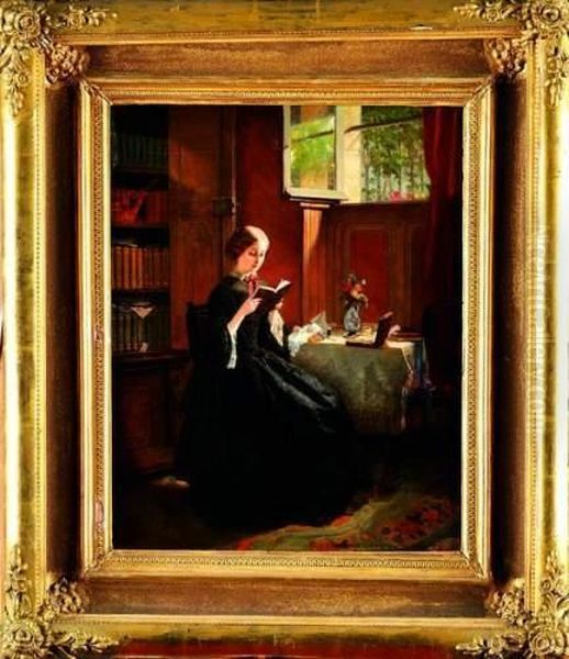 La Lecture Oil Painting by Isidore Patrois