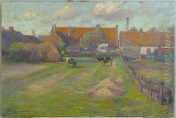 Klein-diepold, Marion. Garten In Oberkassel Oil Painting by Marion Patten