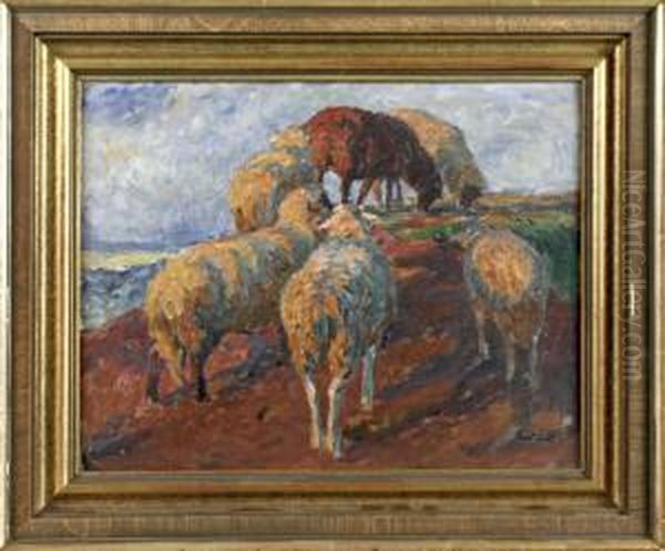 Dt. Tiermaler Oil Painting by Ernst Paul