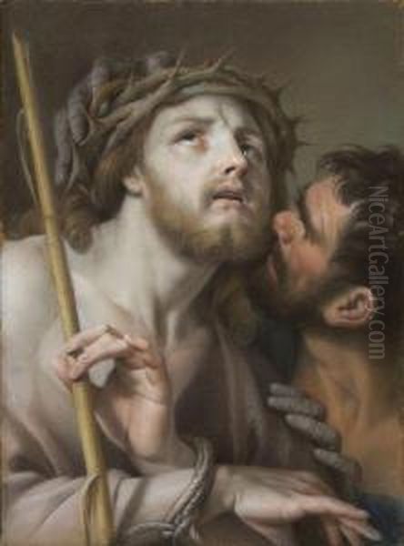 Ecce Homo. Oil Painting by Francesco Pavona De Udine