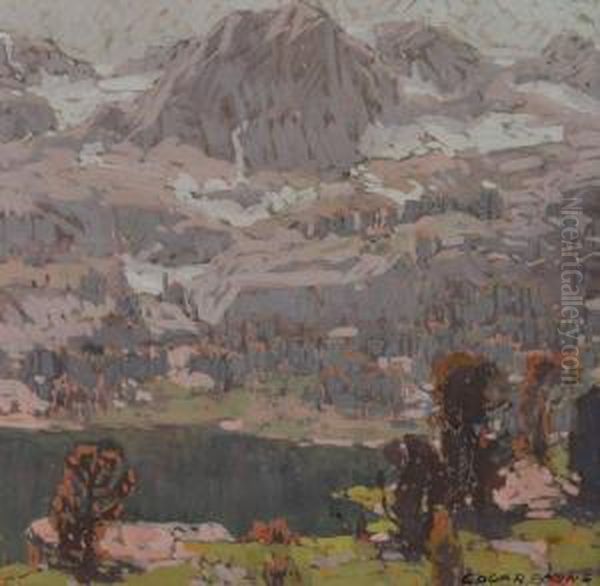 Sierra Lake Oil Painting by Edgar Alwin Payne