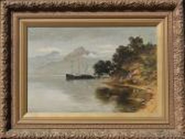 Whangaroa Harbour, Northland Oil Painting by Edward William Payton