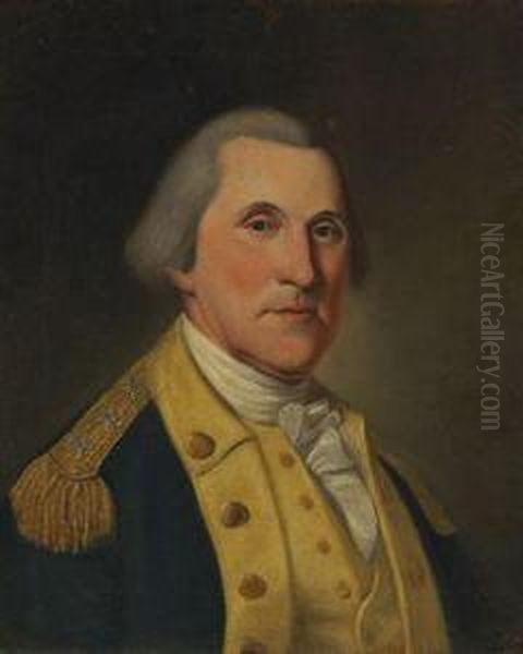 Portrait Of George Washington Oil Painting by Charles Willson Peale