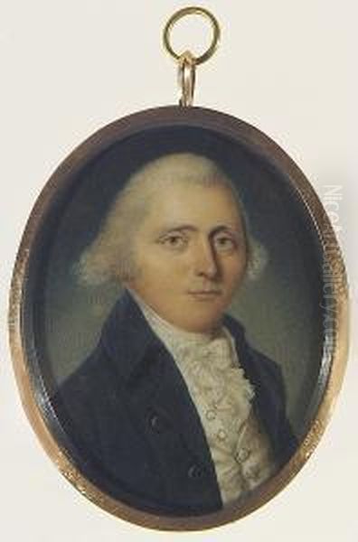 A Gentleman Oil Painting by James Peale