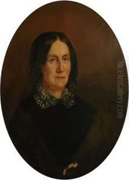 Portrait Of A Woman Oil Painting by Mary Jane Peale